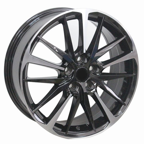 REP 758 BM BLACK MACHINED FACE 20X8.5 5X120 WHEEL & TYRE PACKAGE
