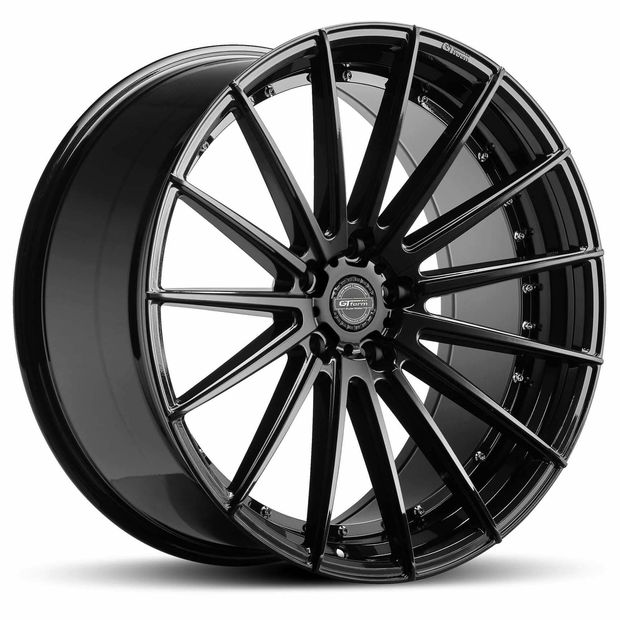 GT FORM ANVIL GLOSS BLACK 22X10.5 5X105 WHEEL ONLY WHEEL CNC Wheels