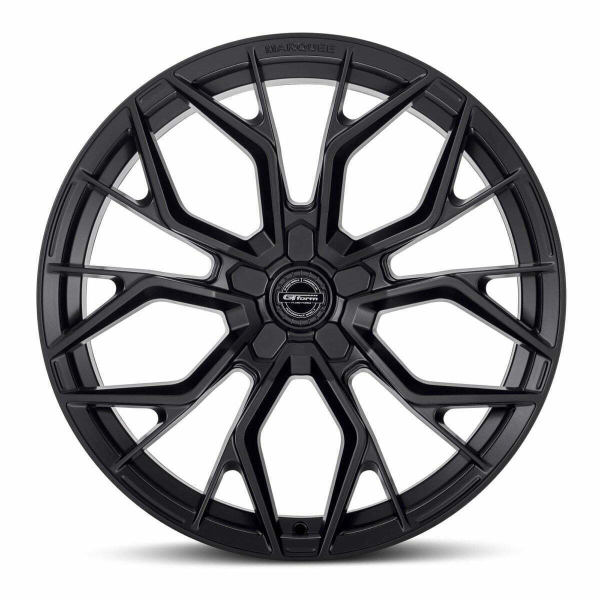 GT form Marquee Satin Black Wheels Performance Rims