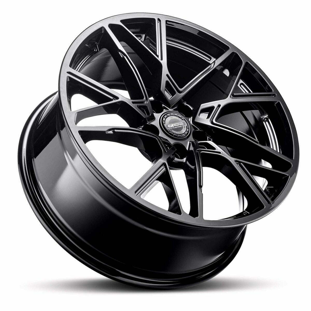 GT form Interflow Gloss Black Wheels Performance Rims