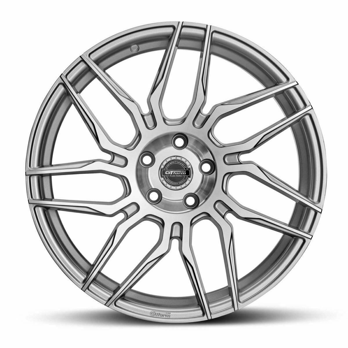 GT form Tycoon Silver Machined Face Wheel Rim Performance wheels