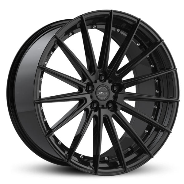 GT Form Anvil Gloss Black Rims Performance Wheels