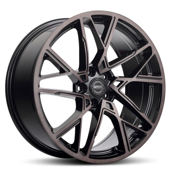 GT form interflow black tinted wheels rims