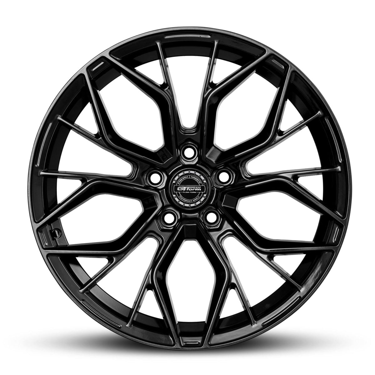 GT Form Marquee Gloss Black 18x8 Wheels Car Rims