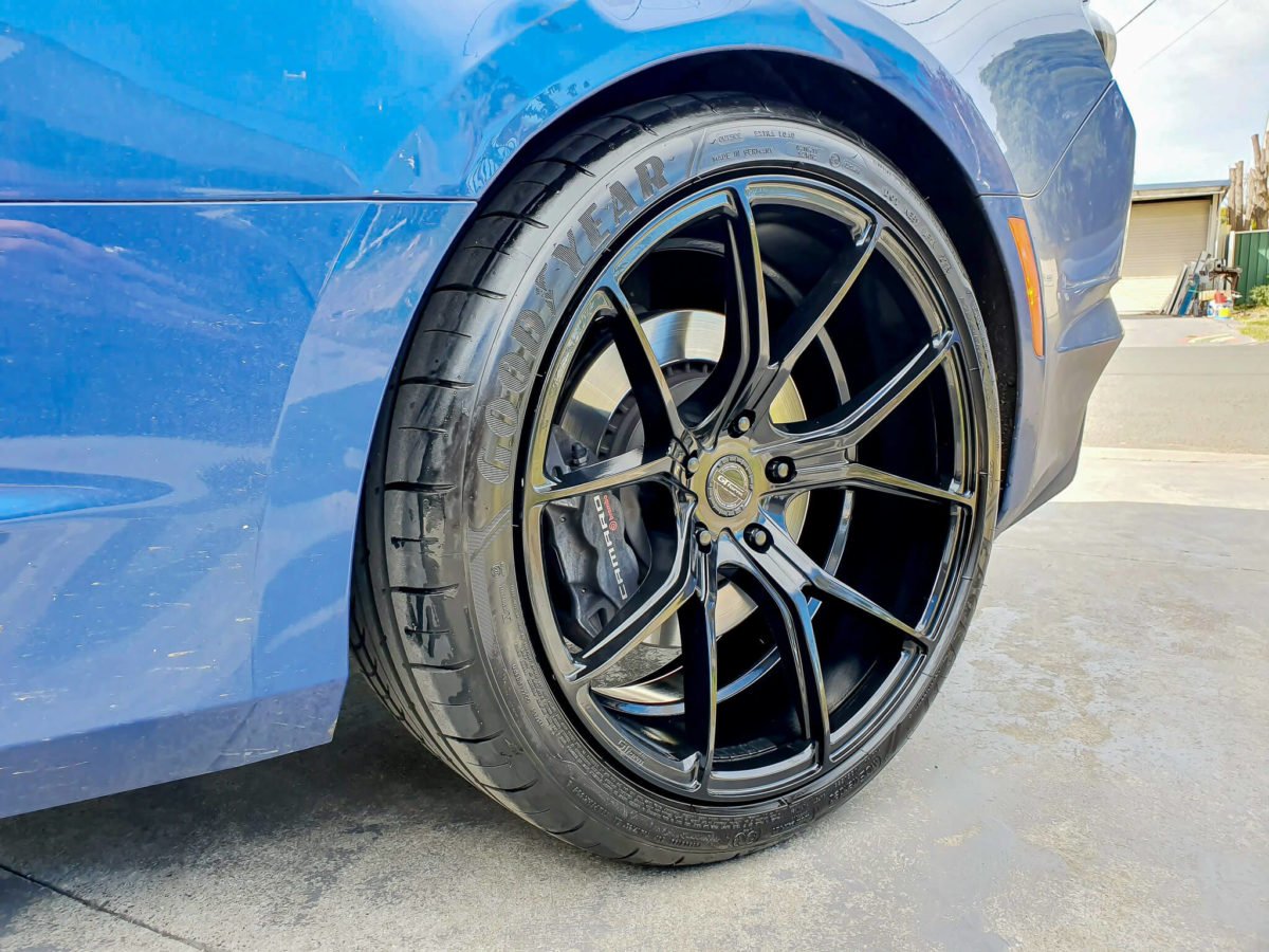 Chevrolet Camaro Wheels 20 inch staggered GT Form Venom Gloss Black Rims