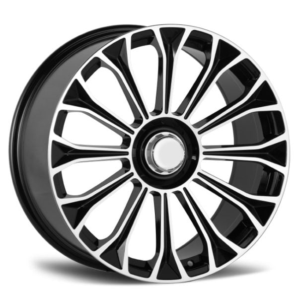 Mercedes Benz Wheels 20 inch black machined face