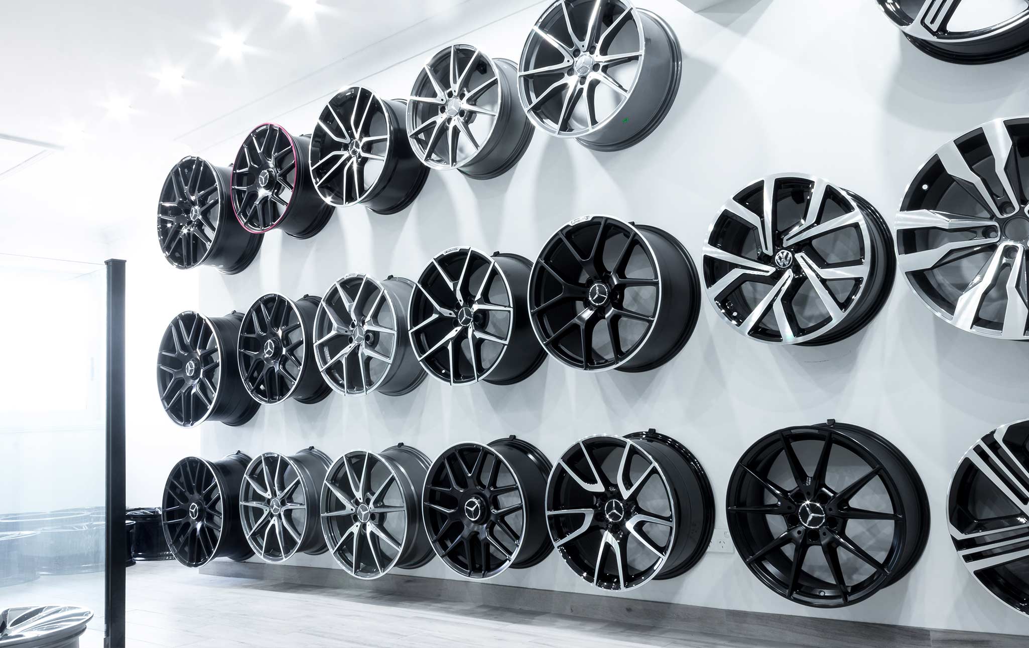 store showroom wheels and tyres cnc wheels