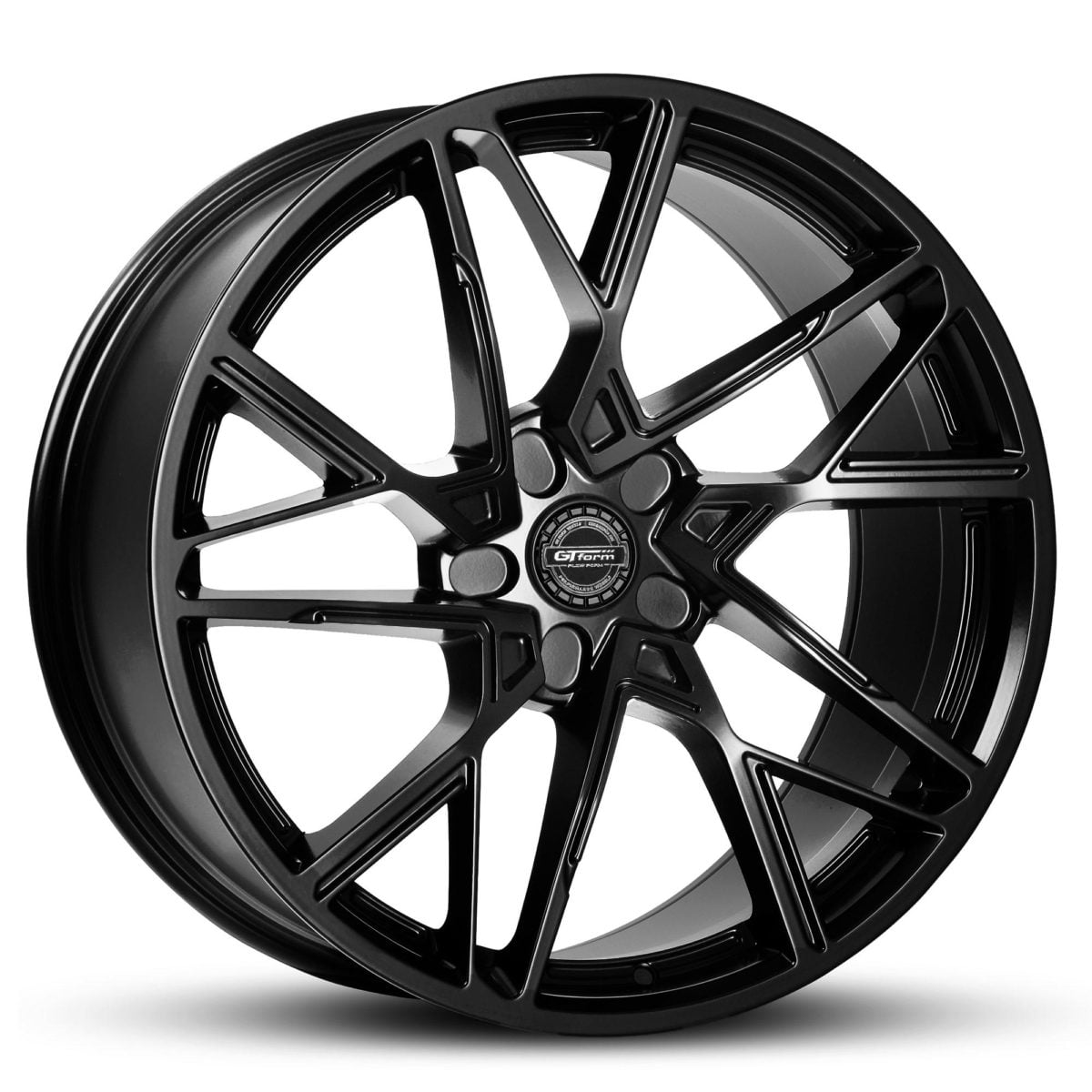 GT Form Interflow gloss black wheels performance rims