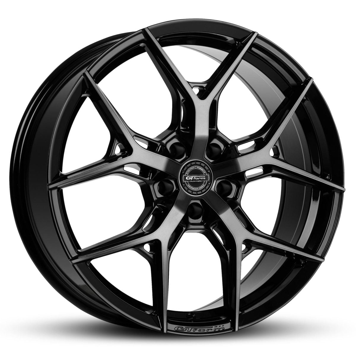GT Form Torque gloss black tinted wheels performance rims
