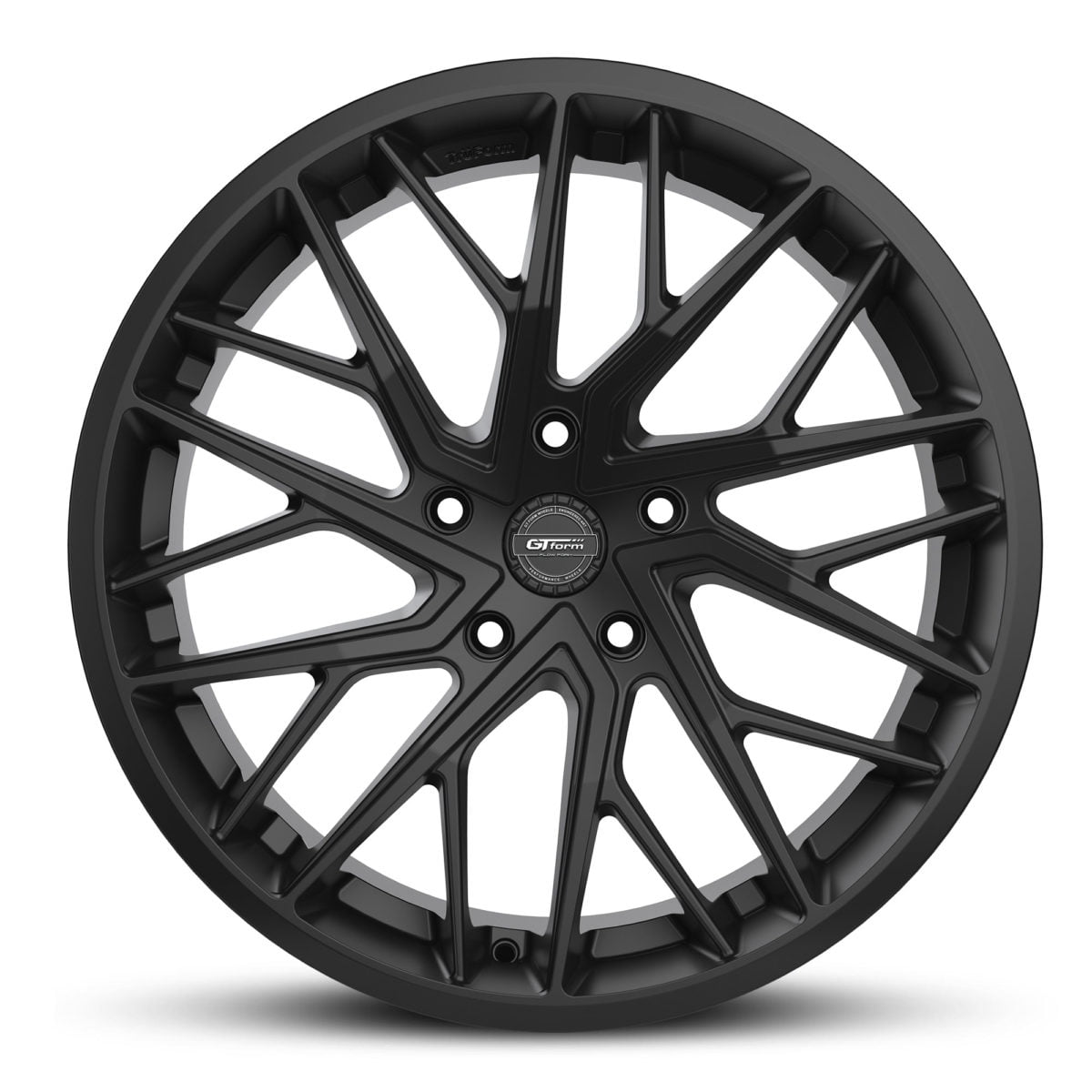 GT Form Vertex Satin Black Rims Performance Wheels