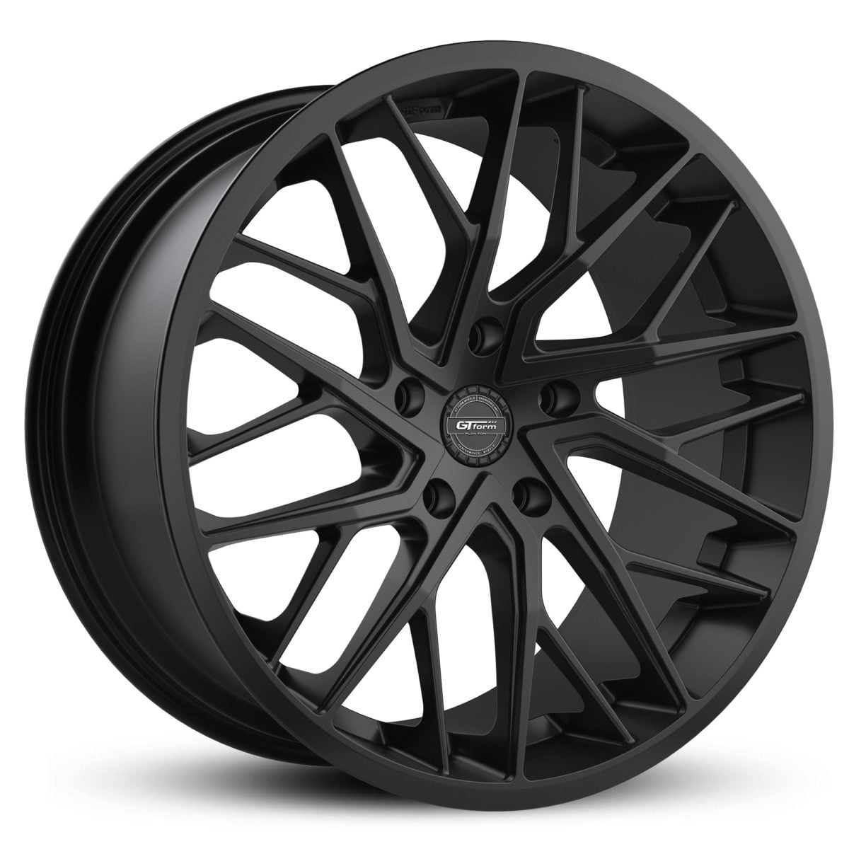 GT Form Vertex Satin Black Rims Performance Wheels