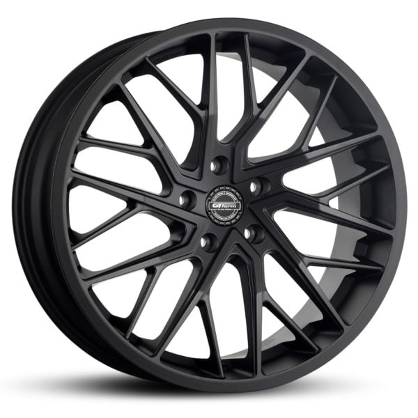 GT form Vertex Satin Black 20 inch Wheels Performance Rims