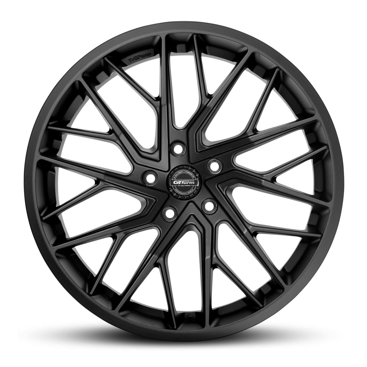 GT form Vertex Satin Black 20 inch Wheels Performance Rims