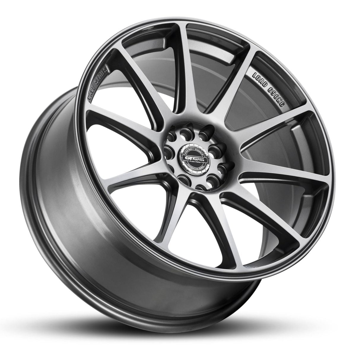 Performance wheels GT Form Podium gloss grey rims