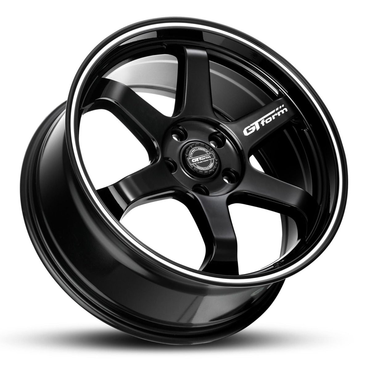 Performance wheels GT Form RPM black machined lip rims