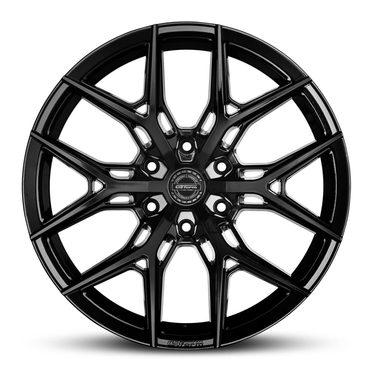 22 inch GT Form GF-S1 Gloss Black Wheels 6x139.7 Rims
