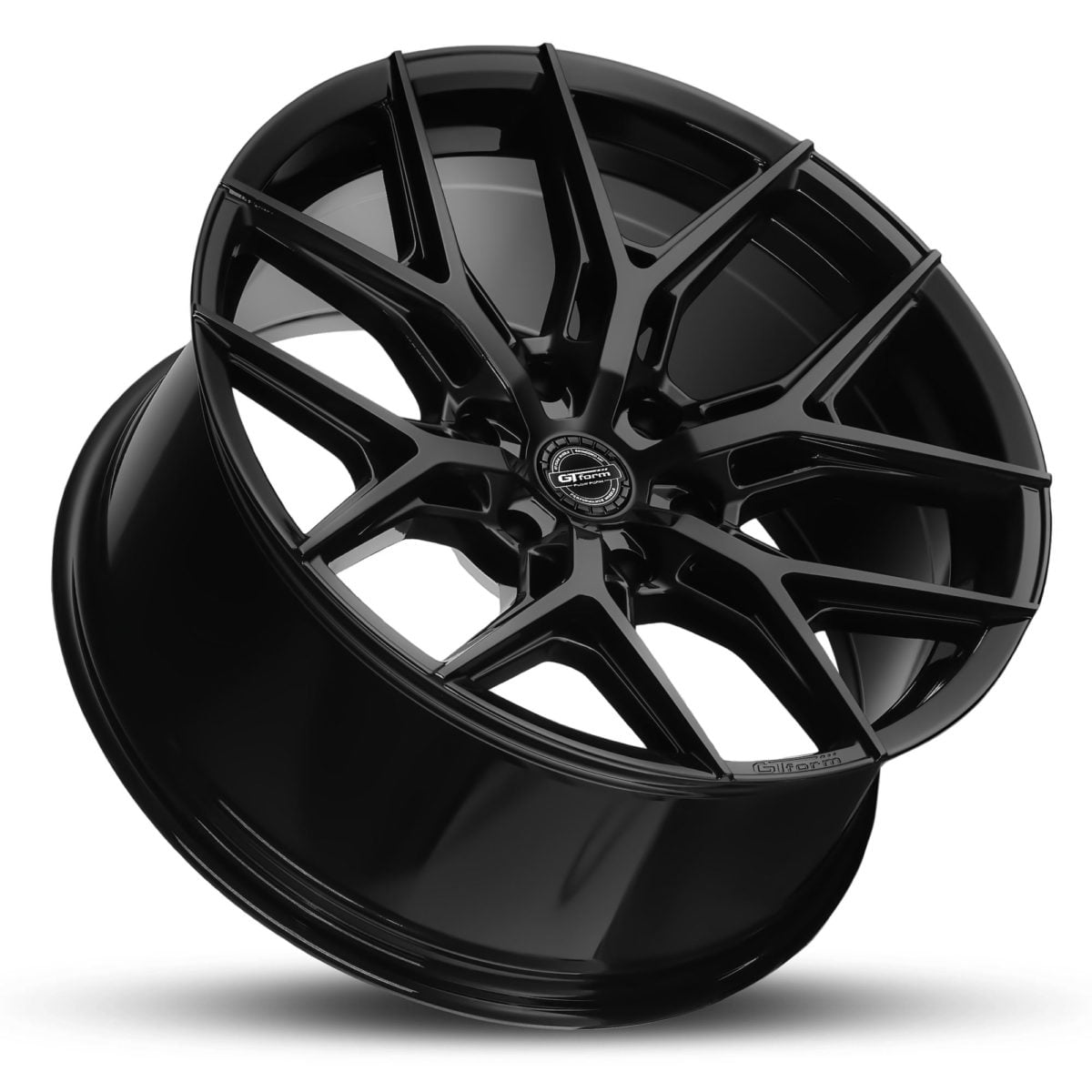 22 inch GT Form GF-S1 Satin Black Wheels 6x139.7 Rims