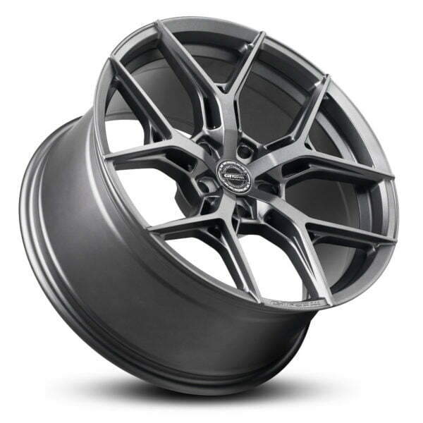 22 inch wheels satin gunmetal grey GT form torque 22" performance rims