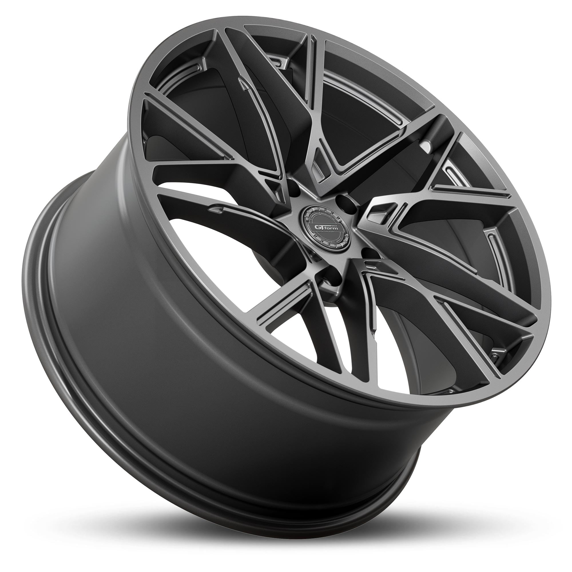 GT FORM INTERFLOW SATIN GUNMETAL GREY 20X10 5X130 WHEEL WHEEL CNC Wheels