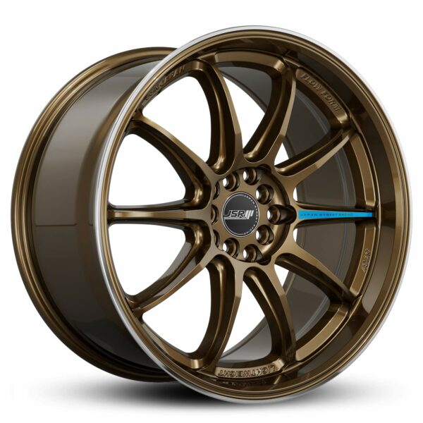 RACING WHEELS JSR ST37 DARK BRONZE MACHINED LIP 19X9.5 5X120 WHEEL