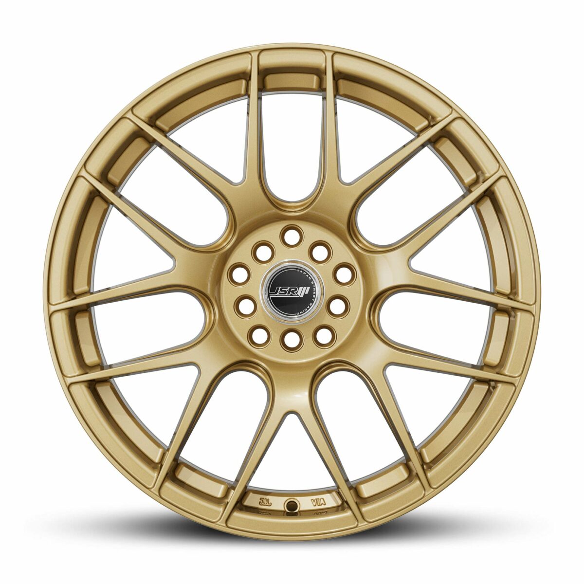 Japan Racing Wheels JSR ST26 Gloss Gold JDM Rims 17 18 19 Inch Alloys
