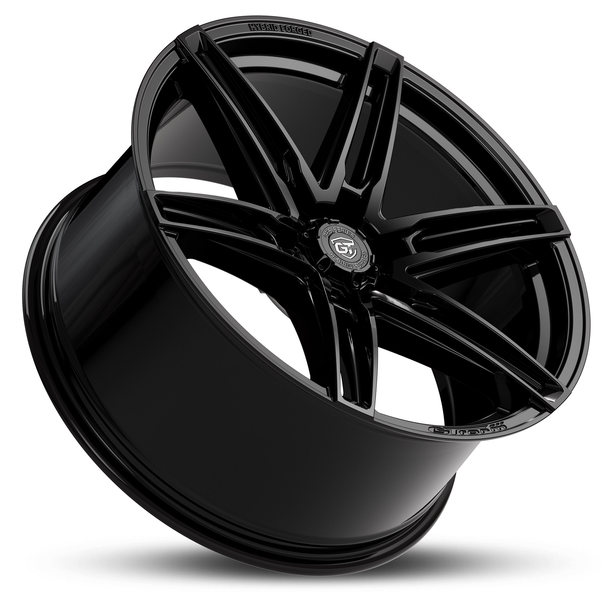 GT FORM GFS2 HYBRID FORGED GLOSS BLACK 20X9.5 6X139.7 WHEEL & TYRE ...