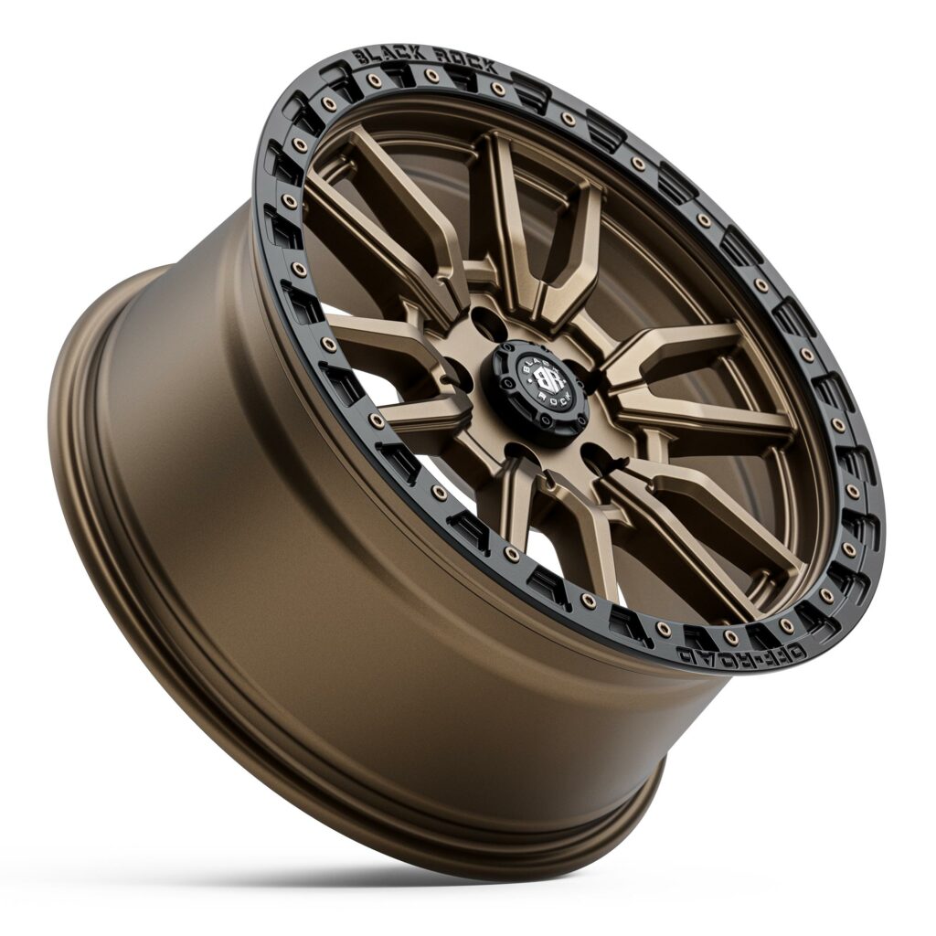 BLACK ROCK RAMBLER SATIN BLACK 18X8.5 5X127 WHEEL | 4X4 RIMS