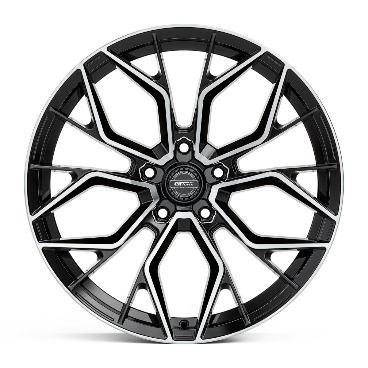 GT Form Marquee Gloss Black Machined Face Rims 18 inch Performance Wheels