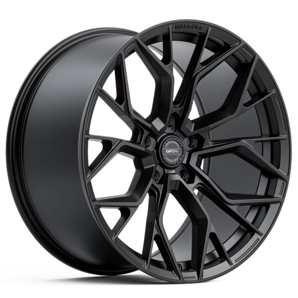 GT Form Marquee Satin Black Staggered Rims 20 22 inch Performance Wheels