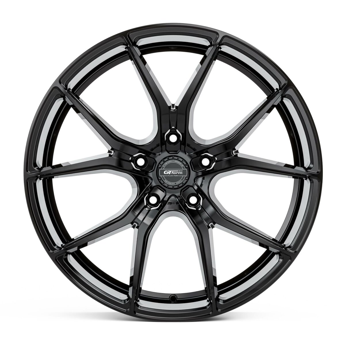 GT Form Venom Gloss Black Staggered Rims 19 20 22 inch Performance Wheels