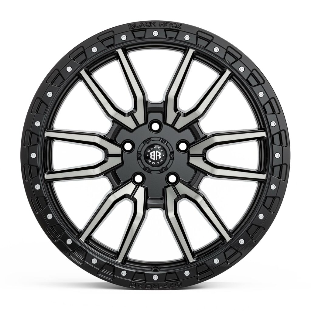 BLACK ROCK RAMBLER GLOSS BLACK TINTED 20X9 6X120 WHEEL - CNC Wheels