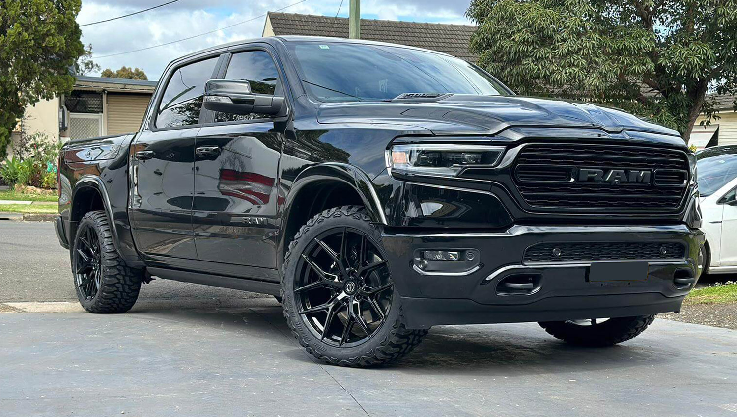 Dodge Ram 1500 Wheels | 22 inch GT Form GFS1 Gloss Black Rims And Tyres Package