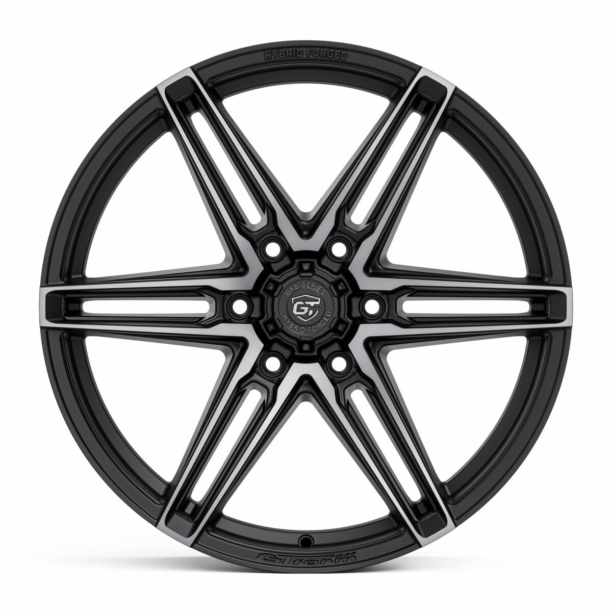 4X4 WHEELS GT FORM GFS2 HYBRID FORGED MATTE BLACK GREY TINT 20 INCH OFFROAD RIMS FOR 4WD SUV