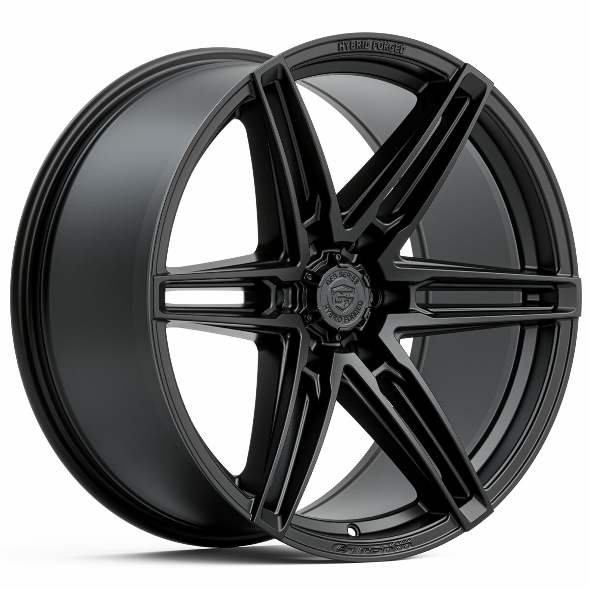 4X4 WHEELS GT FORM GFS2 HYBRID FORGED SATIN BLACK 20 INCH OFFROAD RIMS FOR 4WD SUV