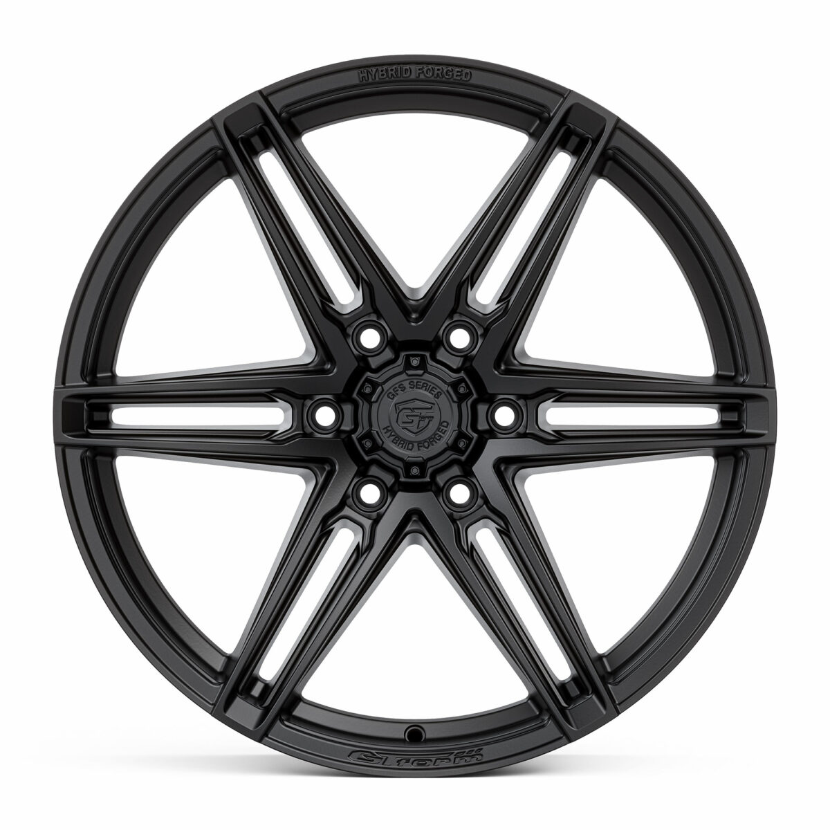 4X4 WHEELS GT FORM GFS2 HYBRID FORGED SATIN BLACK 20 INCH OFFROAD RIMS FOR 4WD SUV