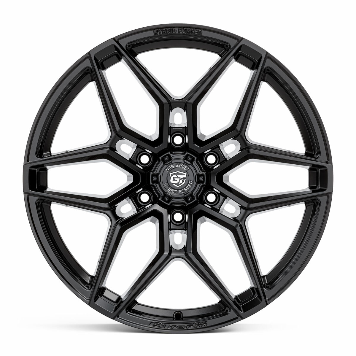 4X4 WHEELS GT FORM GFS3 HYBRID FORGED GLOSS BLACK 20 INCH OFFROAD RIMS FOR 4WD SUV