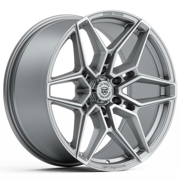4X4 WHEELS GT FORM GFS3 HYBRID FORGED SILVER MACHINED FACE 20 INCH OFFROAD RIMS FOR 4WD SUV