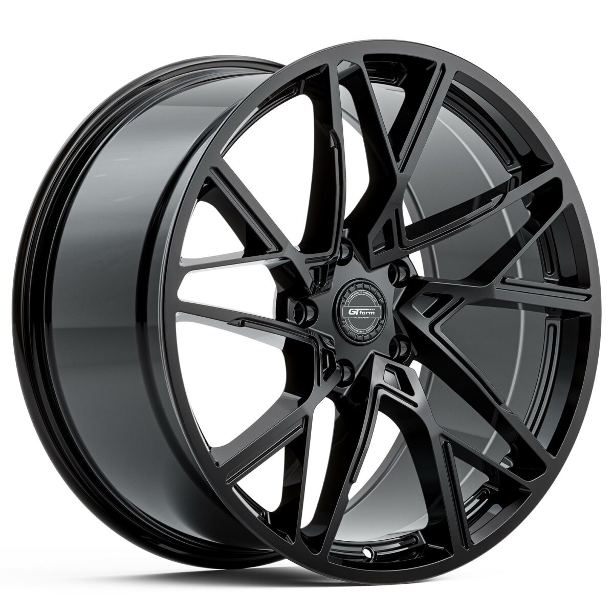 GT Form Interflow Gloss Black Rims 19 20 inch Performance Wheels