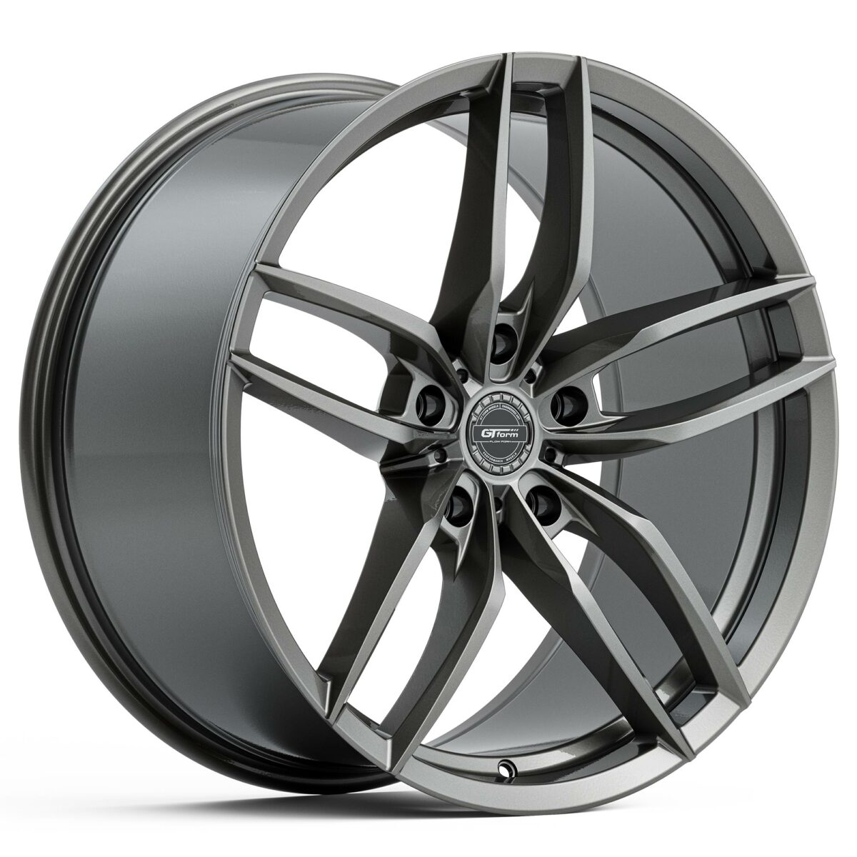 GT Form Sadow Gloss Gunmetal Staggered Rims 19 20 inch Performance Wheels