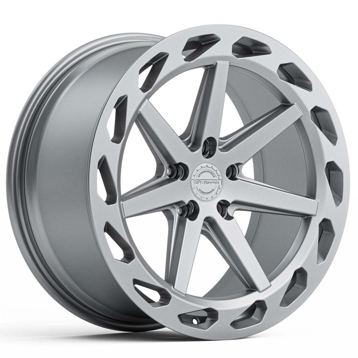 PERFORMANCE WHEELS GT FORM HF4.1 HYBRID FORGED GLOSS SILVER 20X9 20X10 20X11 STAGGERED RIMS