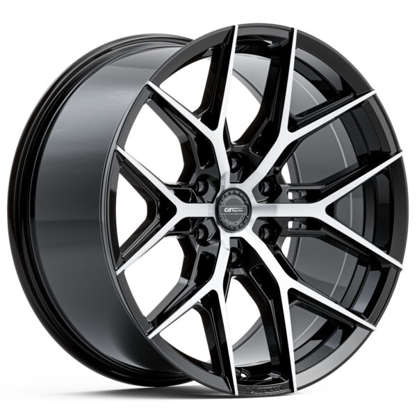 4X4 WHEELS GT FORM GFS1 GLOSS BLACK MACHINED FACE 20 INCH OFFROAD RIMS FOR 4WD SUV