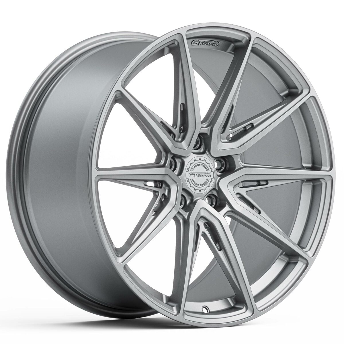 PERFORMANCE WHEELS GT FORM HF4.1 HYBRID FORGED GLOSS SILVER 20X9 20X10.5 20X12 STAGGERED RIMS