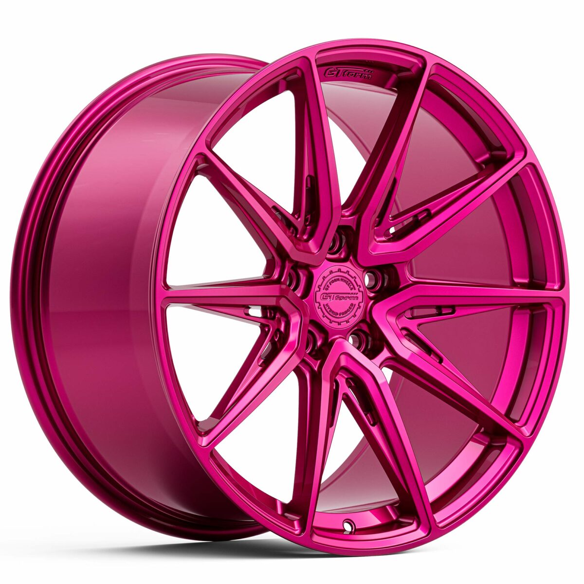PERFORMANCE WHEELS GT FORM HF4.1 HYBRID FORGED ILLUSION PINK 20X9 20X10.5 20X12 STAGGERED RIMS