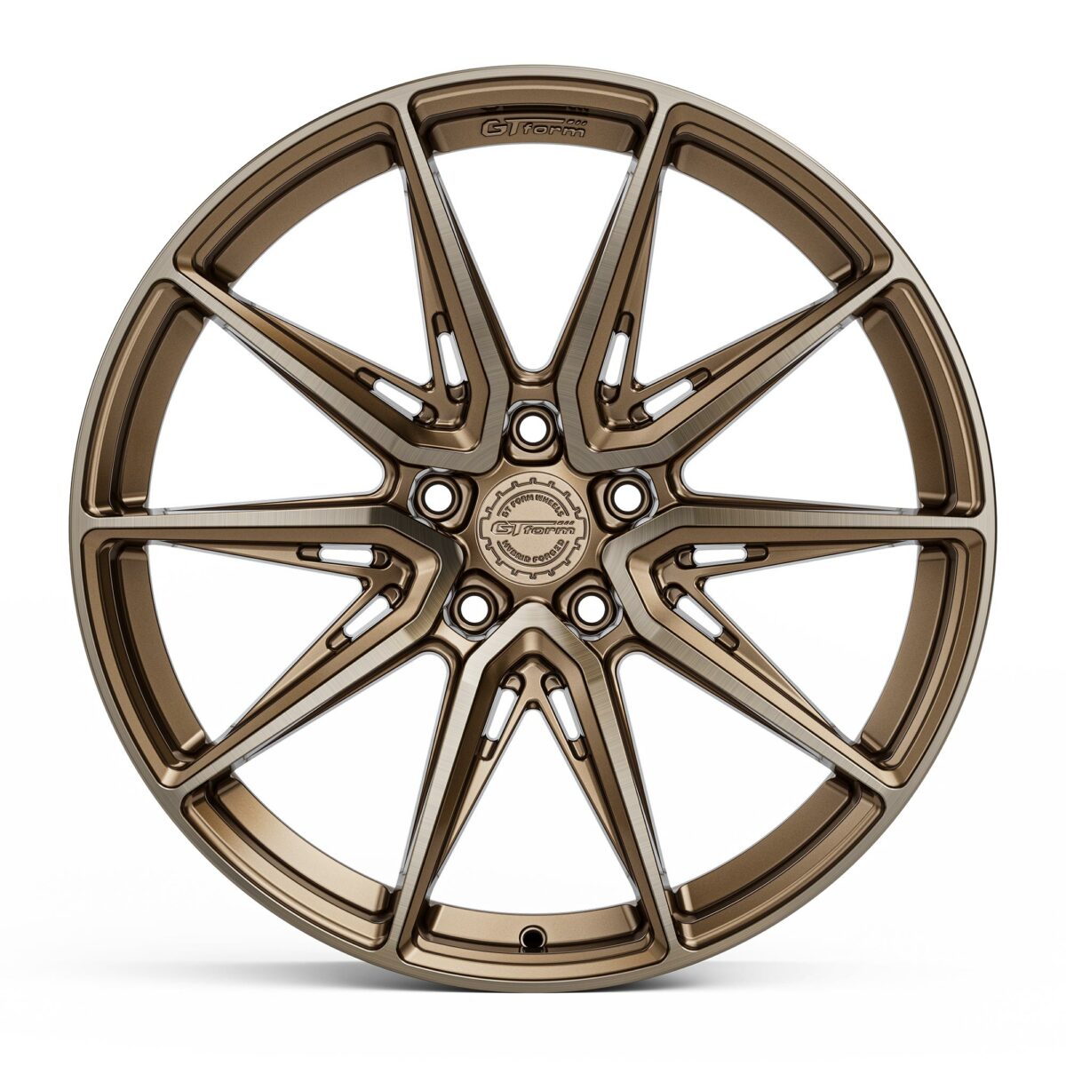 PERFORMANCE WHEELS GT FORM HF4.1 HYBRID FORGED BRUSHED BRONZE 20X9 20X10.5 20X12 STAGGERED RIMS