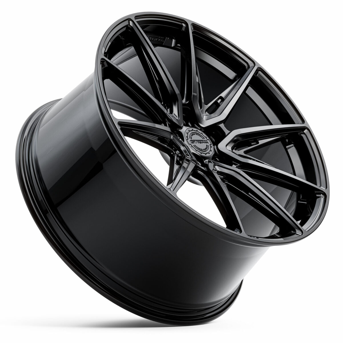 PERFORMANCE WHEELS GT FORM HF4.1 HYBRID FORGED DOUBLE TINTED BLACK 20X9 20X10.5 20X12 STAGGERED RIMS