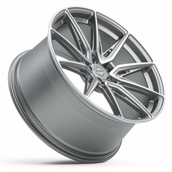 PERFORMANCE WHEELS GT FORM HF4.1 HYBRID FORGED BRUSHED TITANIUM 20X9 20X10.5 20X12 STAGGERED RIMS