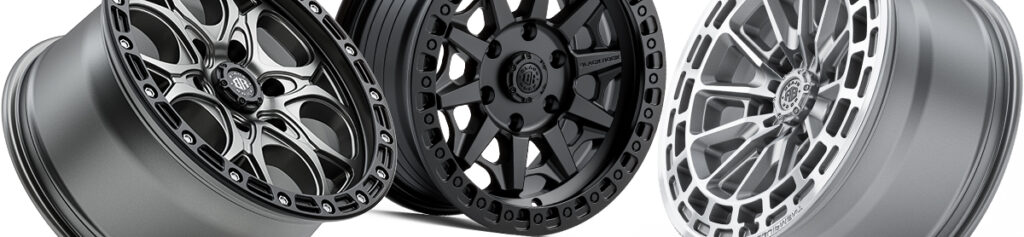 Rock Blocker Rims BLACK ROCK CAGE WHEELS DARK BRONZE 17X8 6X139.7 4X4 RIMS