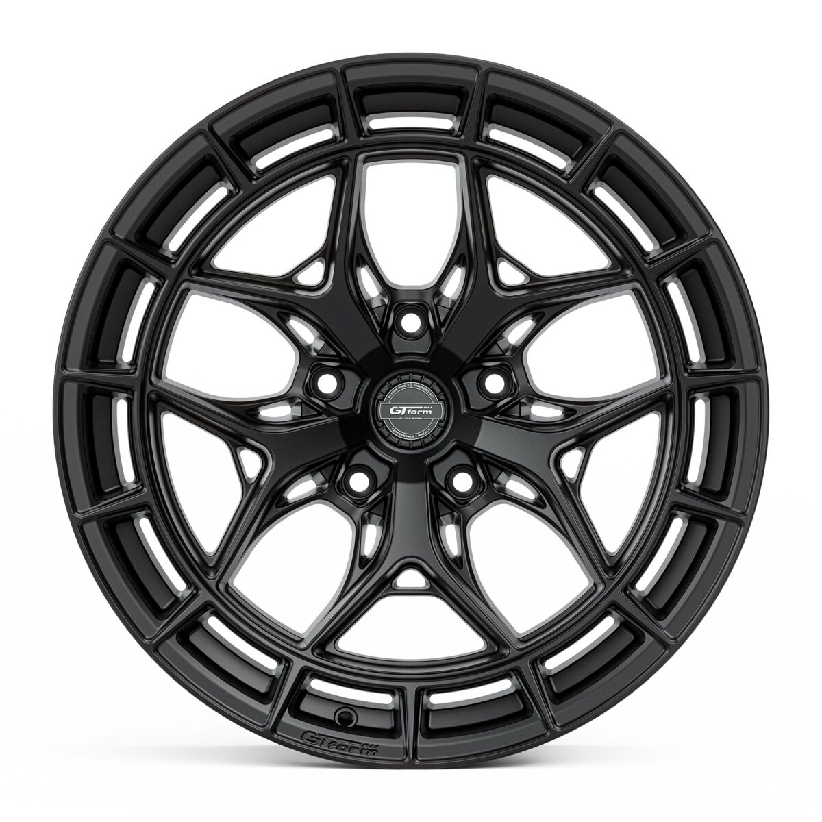 GT FORM GFS10 SATIN BLACK 20X10 5X120 WHEEL - CNC Wheels