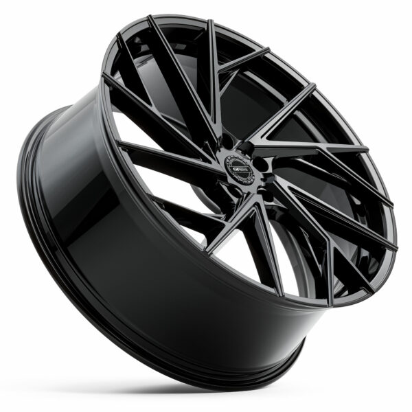 GT Form Radium Gloss Black Rims 22 inch Performance Wheels SUV