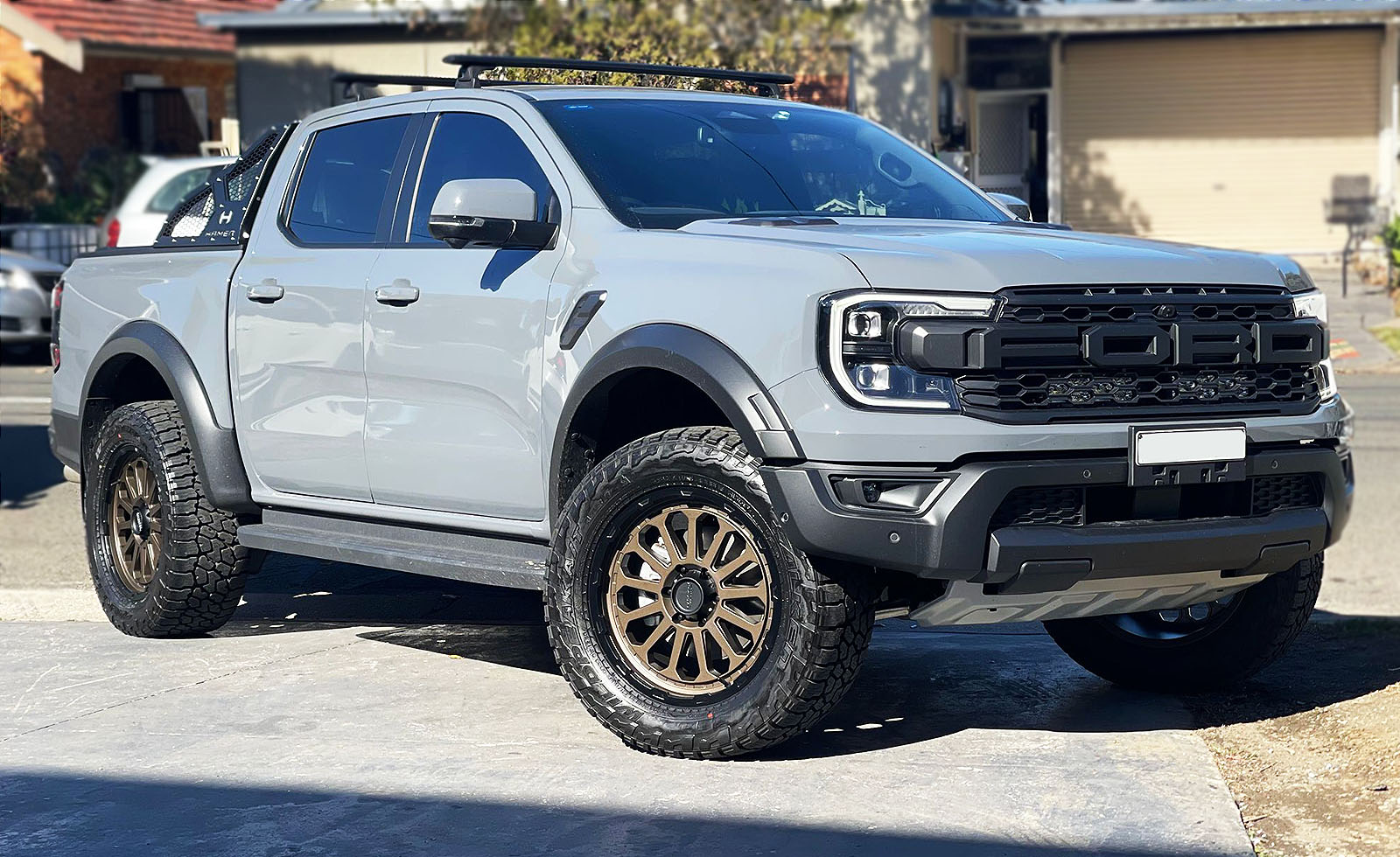 BLACK ROCK PRIME BRONZE 18X9 6X139.7 WHEEL & TYRE PACKAGE - CNC Wheels